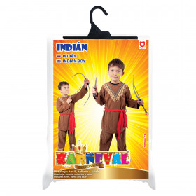 Dětský kostým indián s šátkem (S)