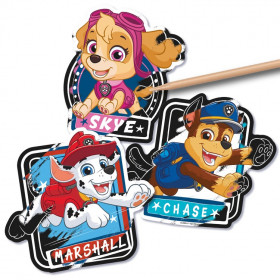 Kreativní set vyškrabávací samolepky Paw Patrol 5 kusů + pero