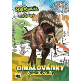 Omalovánka A4 Dinosauři