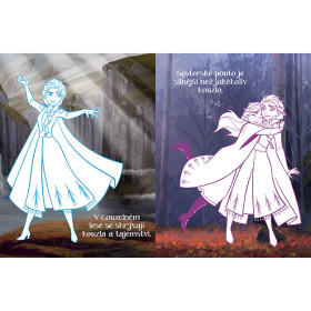 Omalovánky se svítícím tetováním FROZEN - Ledové království