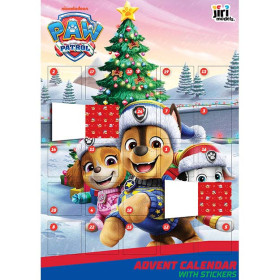 Adventní kalendář se samolepkami Paw Patrol/Tlapková Patrola