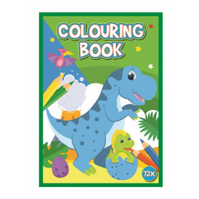 Kniha omalovánek 72 stran A4 Dinosauři
