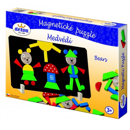 Puzzle magnetické - Medvědi