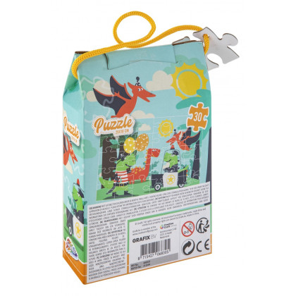 Puzzle 30 dílků 29x18 cm Dinosauři