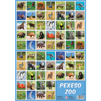 Pexeso ZOO foto zvířat