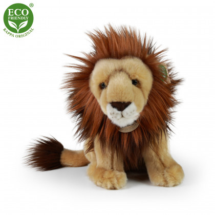 Plyšový lev sedící 25 cm ECO-FRIENDLY