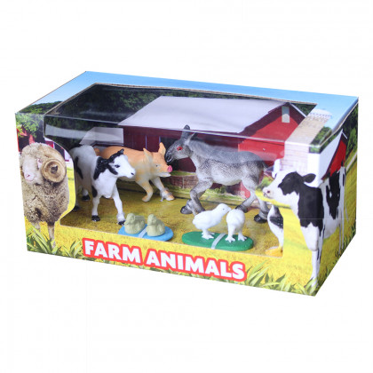 Zvířata domácí 7 ks v krabici