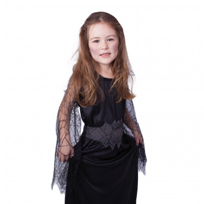 Dětský kostým černá čarodějnice (M) e-obal