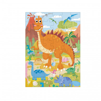 Puzzle s dinosaury 48 dílů 60 x 44 cm