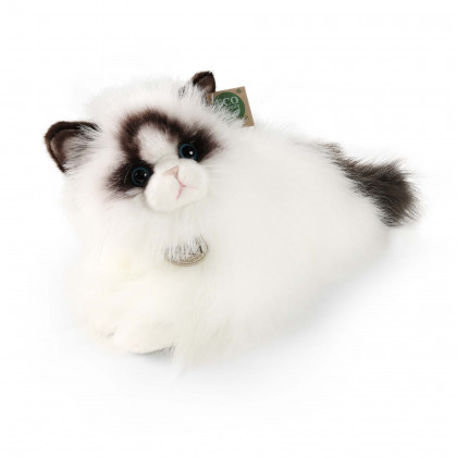 Plyšová kočka ragdoll ležící 35 cm ECO-FRIENDLY
