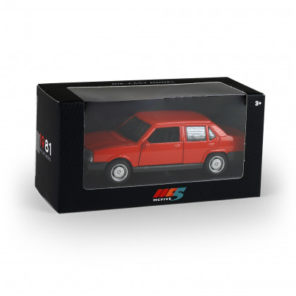 Auto kov/plast retro 13 cm