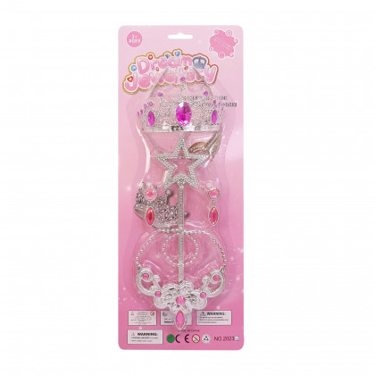 Sada princezna růžová s příslušenstvím