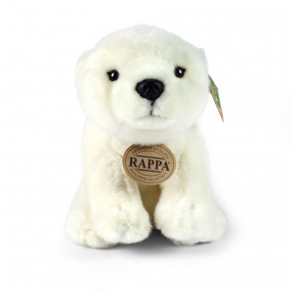 Plyšový medvěd lední sedící 20 cm ECO-FRIENDLY