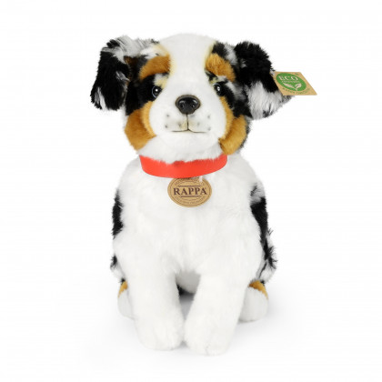 Plyšový pes australský ovčák 35 cm ECO-FRIENDLY