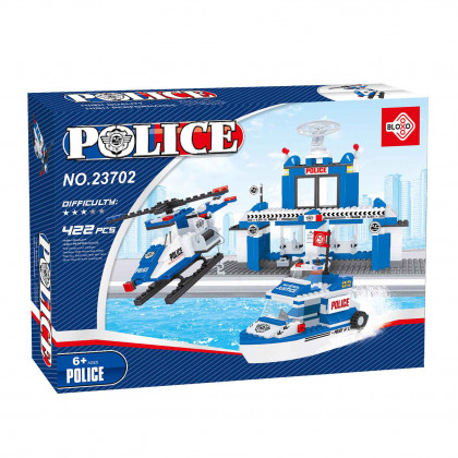 Kompatibilní stavebnice BLOXO policie stanice 370 ks
