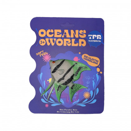 Ryba gumová zelená 10 cm