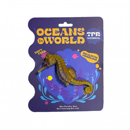 Mořský koník gumový 12 cm