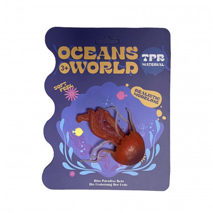 Medúza gumová 10 cm