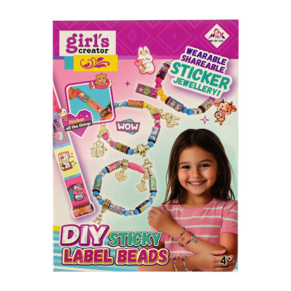 Kreativní sada na výrobu náramků se samolepkami