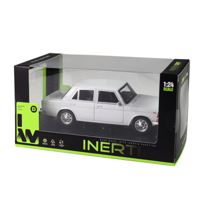 Auto bílé se zvukem a světlem 18 cm