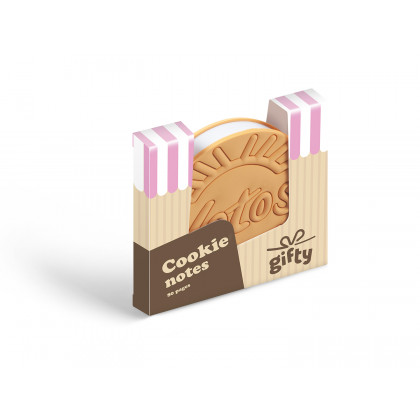 Gifty - Notes 90x90mm  - sušenka