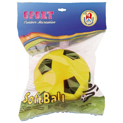Androni Soft míč - průměr 12 cm žlutý