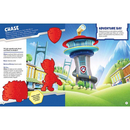 Knížka samolepková Paw Patrol/Tlapková Patrola