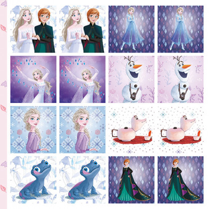 Pexeso v sešitu FROZEN - Ledové království