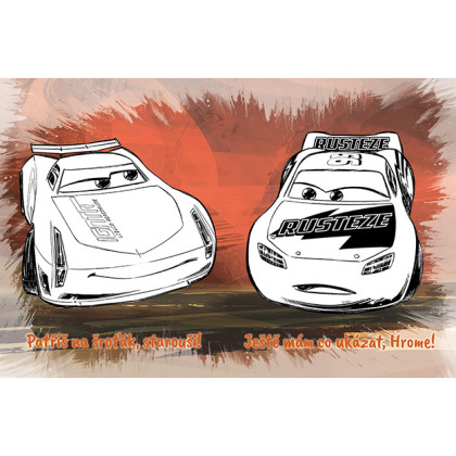 Omalovánky a 100 tetování CARS - Auta
