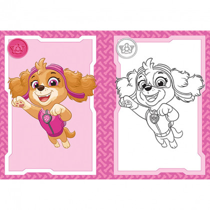 Omalovánka A5 Paw Patrol/Tlapková Patrola pro holky
