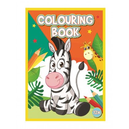 Kniha omalovánek 72 stran A4 Safari