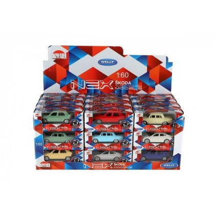 WELLY MODELY 1:60 BOX Škoda mix