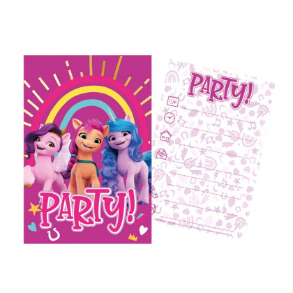 Sada párty 5 pozvánok + 5 obálok My Little Pony