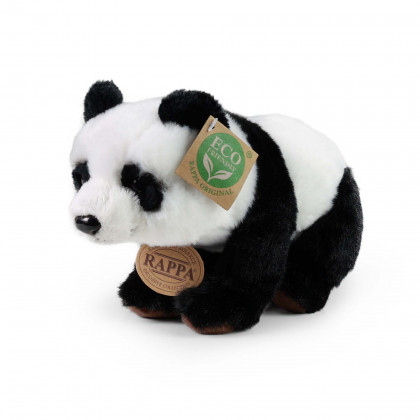 Plyšová panda sediaci alebo stojaci 22 cm ECO-FRIENDLY