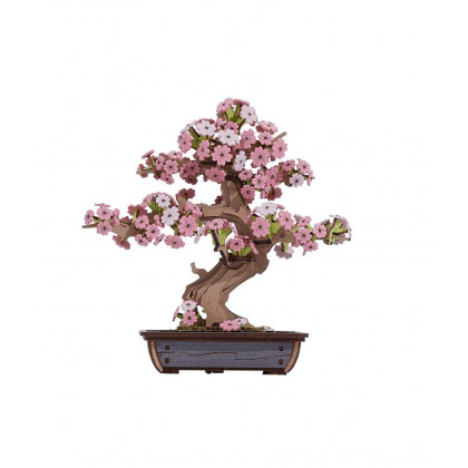 RoboTime 3D drevená skladačka sakura