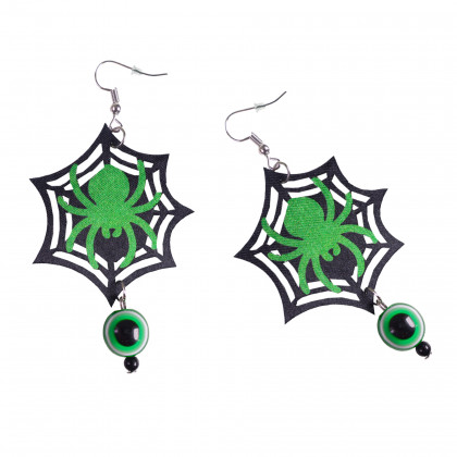 Náušnice pavúky čarodejnícke/halloweenske