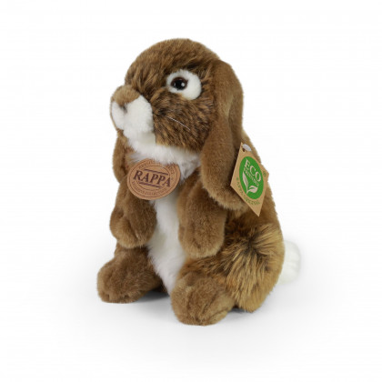 Plyšový králik hnedý stojaci 18 cm ECO-FRIENDLY
