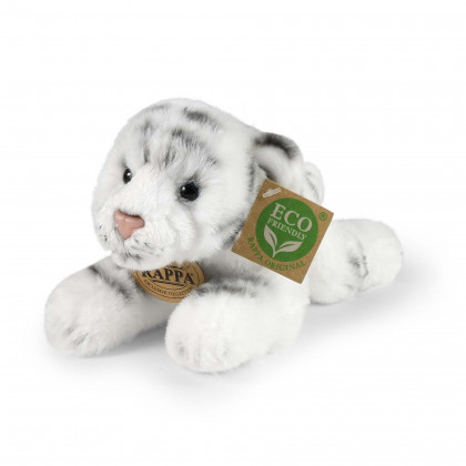 Plyšový tiger biely ležiaci 17 cm ECO-FRIENDLY