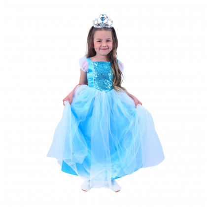 Detský kostým princezná Modrenka (S)