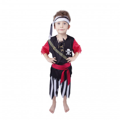 Detský kostým pirát s šatkou (S) e-obal