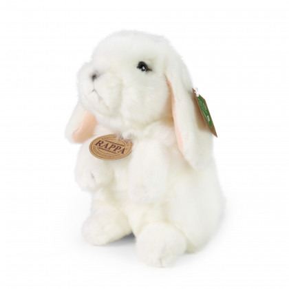 Plyšový králik biely stojaci 18 cm ECO-FRIENDLY