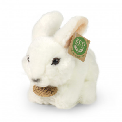 Plyšový králik biely 18 cm ECO-FRIENDLY