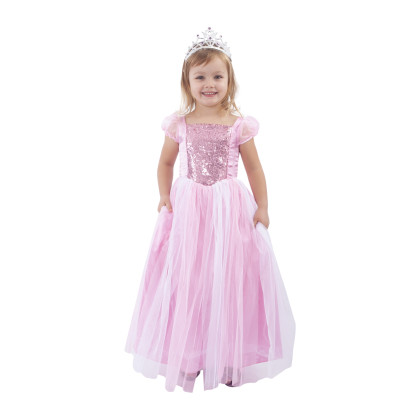 Detský kostým ružová princezná (S)