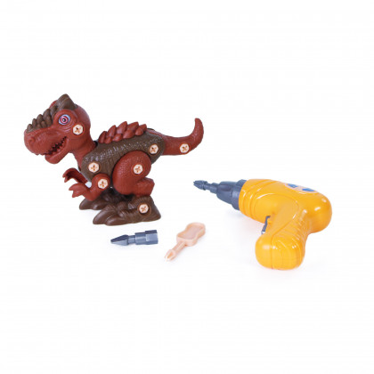 Dinosaurus skrutkovací Tyranosaurus so skrutkovačom na batérie