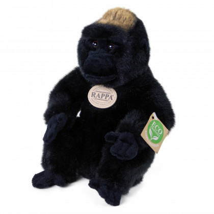 Plyšová opice gorila sediaca 23 cm ECO-FRIENDLY