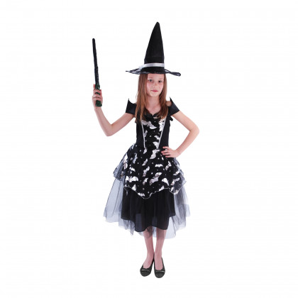 Detský kostým čarodejnice netopierka (M)  e-obal