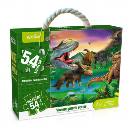 Puzzle s dinosaurami maxi- 54 dielov 87 x 58 cm