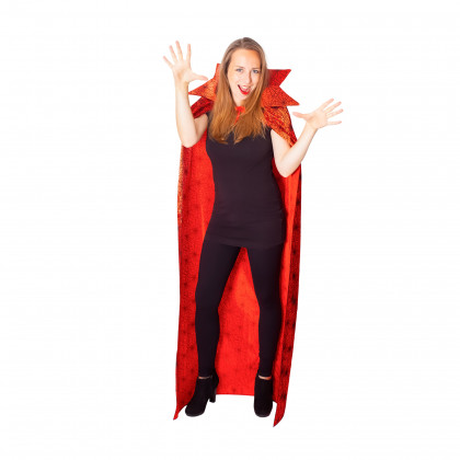 Plášť čarodejnícky červený pre dospelých