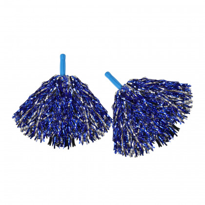 Mávadlo pom pom modro-strieborná