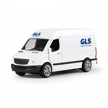 Kovové auto GLS s otváracími dverami 12 cm